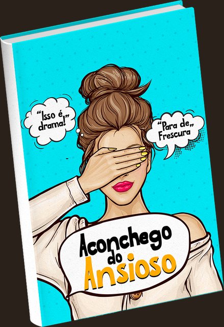 Capa oficial do e-book Aconchego do Ansioso, de Caio Fellipe.